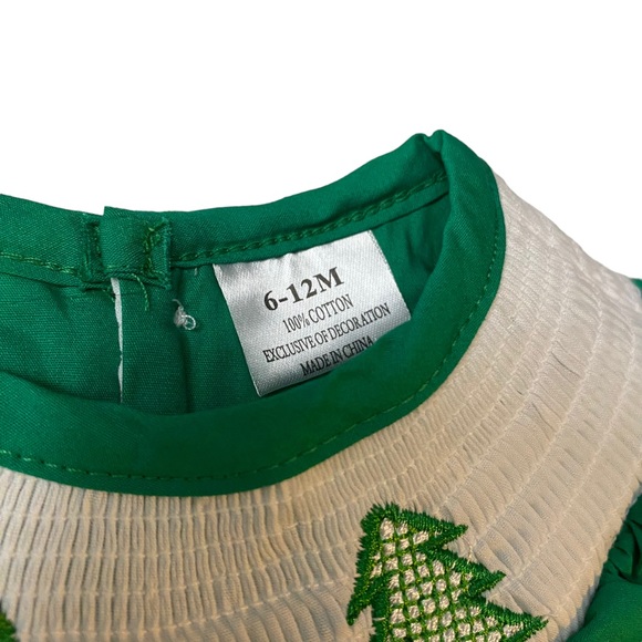 Christmas Tree Romper 6-12 Months - Picture 3 of 7